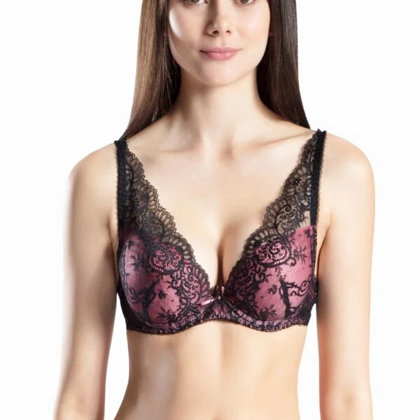 Aubade Courbes Divines Soutien-gorge Plunge Foulard 1 Aubade Courbes Divines Soutien-gorge Plunge Foulard