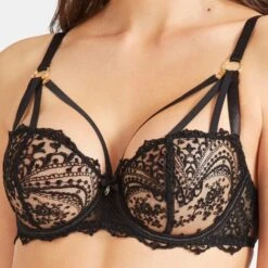 Aubade Ecrin Noir Soutien-gorge Corbeille